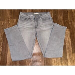 Levis 712 Slim Jeans Womens 30 Grey Light Wash Mid Rise Stretch Denim 18884-0015